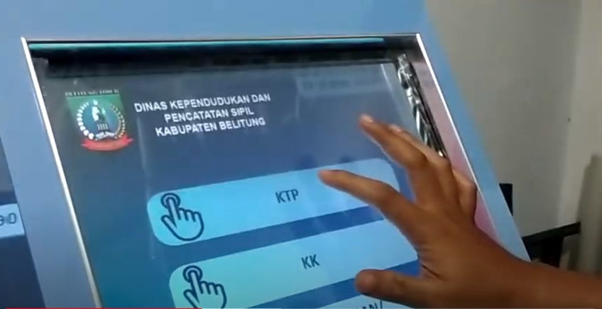 mesin antrian dukcapil