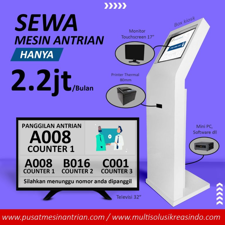 sewa mesin antrian ig 1