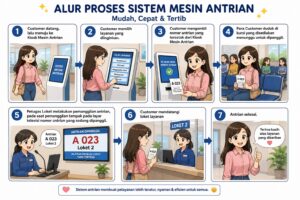 alur mesin antrian