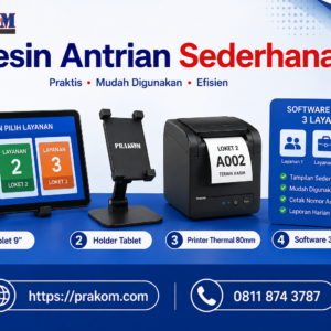 flyer mesin antrian sederhana
