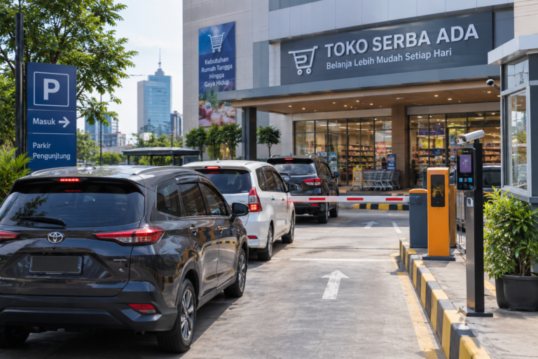 palang parkir otomatis di surabaya