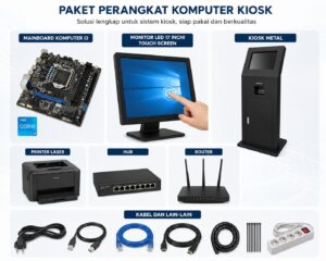 kiosk touchscreen pendaftaran mandiri
