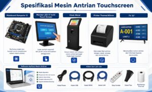 Harga Mesin Antrian 1 spesifikasi mesin antrian touchscreen